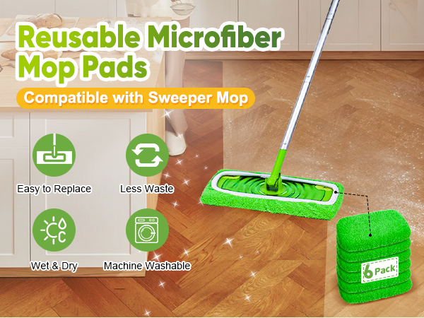 reusable mop pads