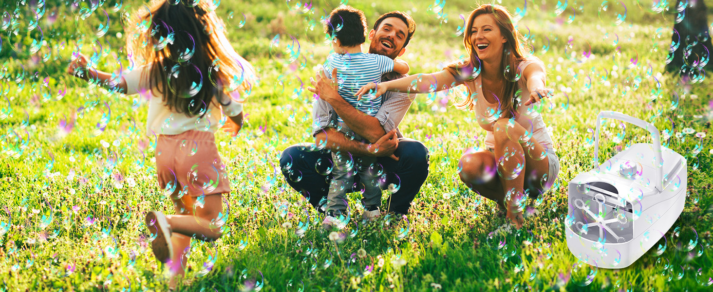 bubble machine for toddlers 1-3 for kids for parties for wedding bubble maker bubble blower