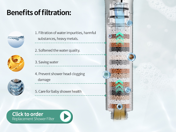 Showerhead with Filters