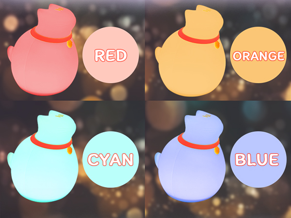 cat light squishy lamp silicone night light kids night lights for bedroom 