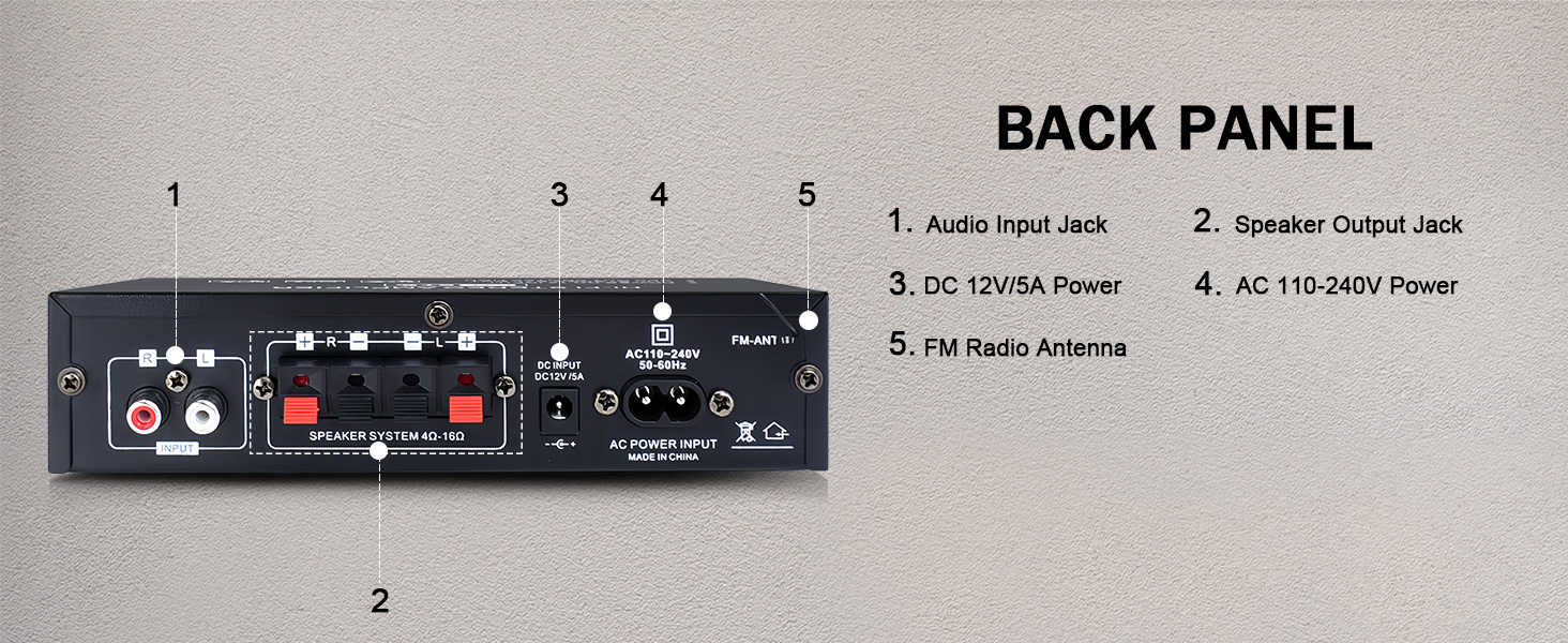 power amplifier home audio