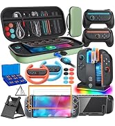 Switch 2 Accessories, [Charge Inside]Case Bundle for Nintendo Switch 2 2025 Console, FYOUNG 23 IN...