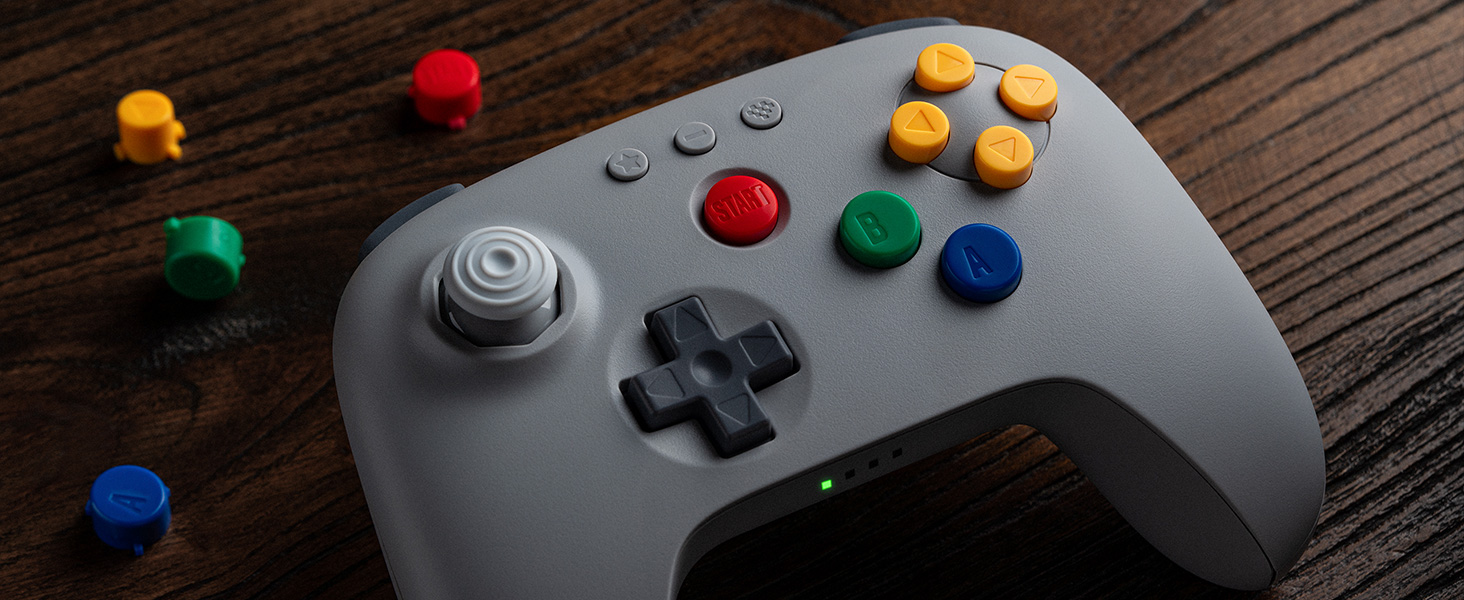 Bluetooth Controller for Analogue 3D, Switch, Switch 2, Windows, and Android