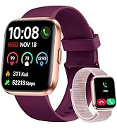 Woneligo Smart Watch for Women, Answer/Make Calls, Alexa Built-in, 1.85" Touch Screen Fitness Tra...