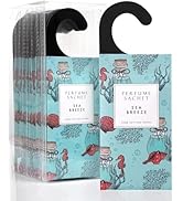 ROSE COTTAGE Large 12 Packs Sea Breeze Hanging Closet Deodorizer Air Freshener Long Lasting Scent...
