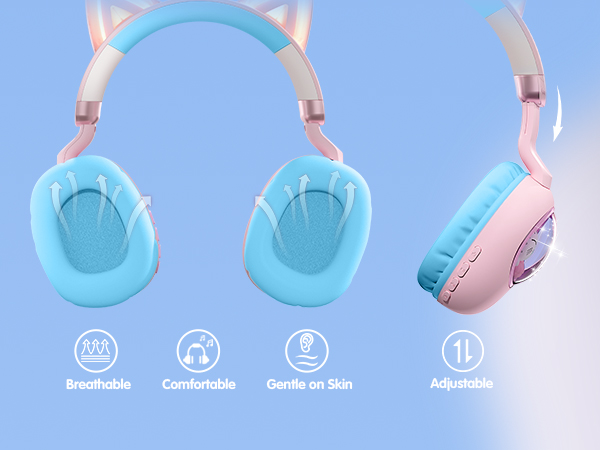 girls wireless headphones
