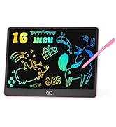 LCD Writing Tablet, 16 Inch Colorful Doodle Board Drawing Tablets for Kids, Toddler Educational L...