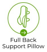 Long Lumbar Support Pillow for Office Chair