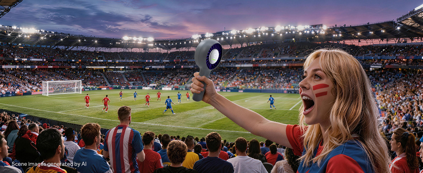 portable handheld turbo fan