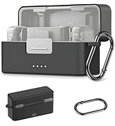 LOPURS Silicone Case for DJI Mic 2 Camera Charging Case,Slim Durable Lightweight Rubber Soft Sili...