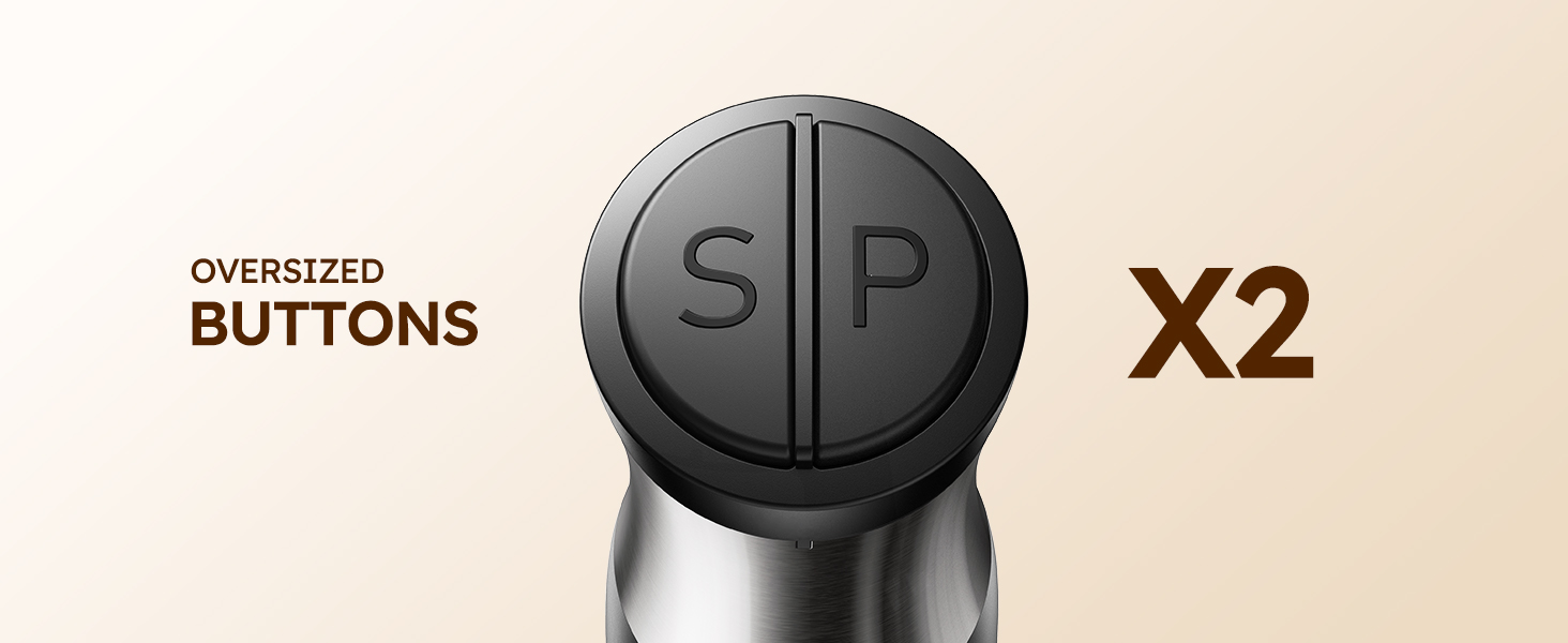 Sangcon 2 in 1 Electric Salt and Pepper Grinder