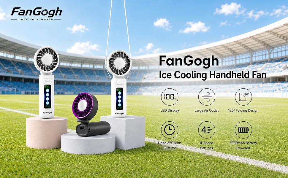 portable fan, hand held fan, neck fan, hand fan