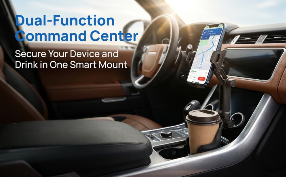 cup phone holder for car