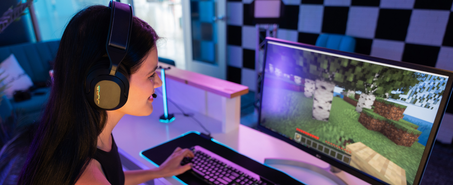 Gaming on with the nightfall wireless headset