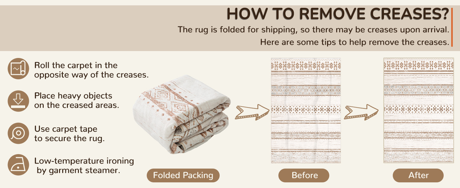 Moroccan 01 Area Rug-Cream Brown