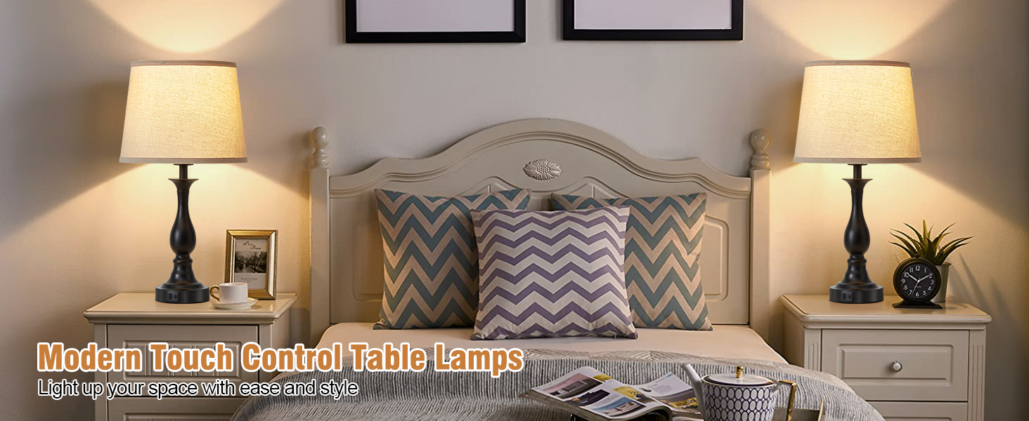 Modern Touch Control Table Lamps