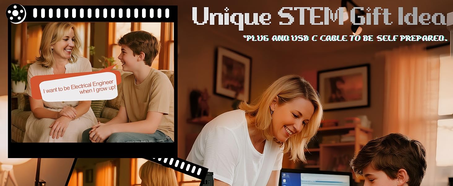 ROKR 3D Puzzle for Adults, Electric Marble Run Model Kits, Parallel World Hip-hop Street