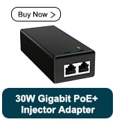 YuanLey Gigabit PoE Injector 30W
