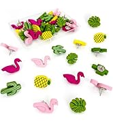 30Pcs Cute Push Pins,Decorative Push Pins and Tacks, Cork Board Thumb Tacks, Cute Thumbtack for O...
