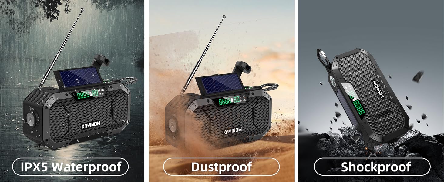 IPX5 Waterproof