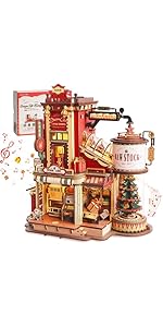 ROKR 3D Wooden Puzzles Model Kit Toy Gift Mechanical Model Brain Teaser for Adults to Build Gift for...