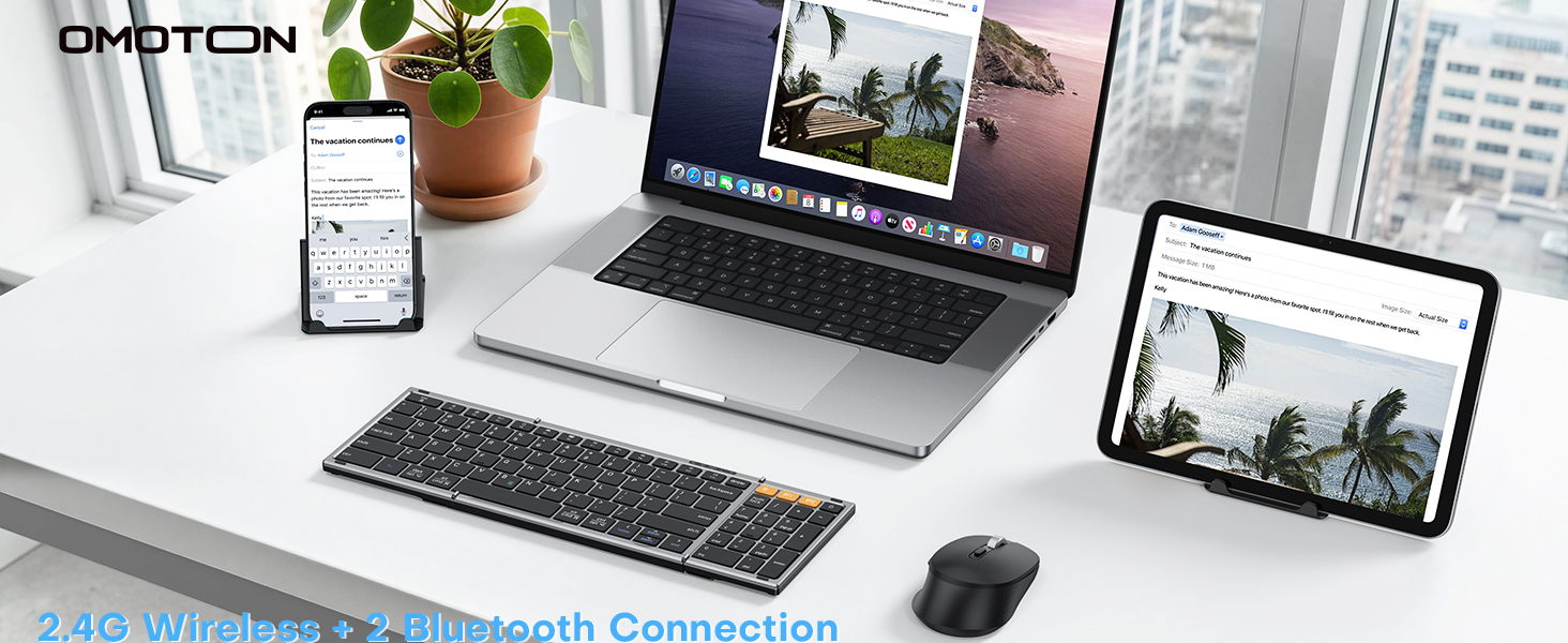 foldable keyboard and mouse
