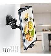 OHLPRO Tablet Wall Mount Holder for iPad 360° Adjustment with Arm and Heavy Duty Drill Base, Comp...