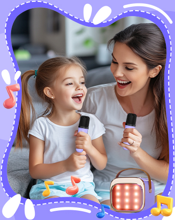 karaoke machine with wireless microphone