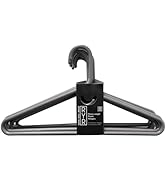 Rethink Your Room 10 Pack of Heavyweight Plastic Hangers - Durable and Space-Saving Solution - Id...