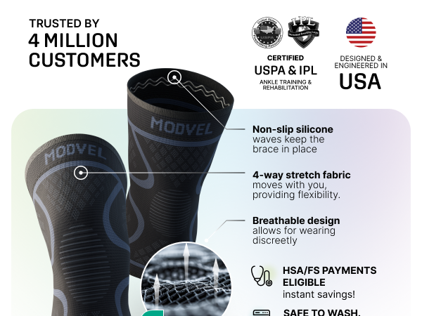 Modvel Knee Sleeve - Relief &amp; Support In Seconds