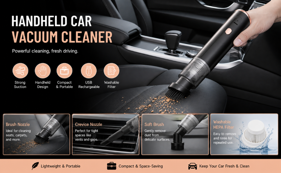 Handheld Car Vacuum Cleaner