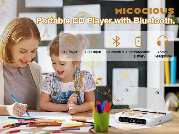 KC918 white cd player