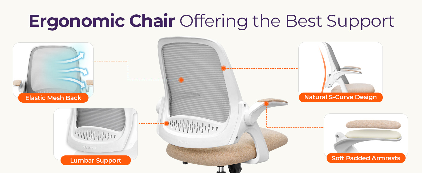 Ergonomic Chair with Comprehensive Support