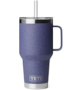 YETI Rambler 35 oz Tumbler with Handle and Straw Lid, Travel Mug Water Tumbler, Vacuum Insulated ...