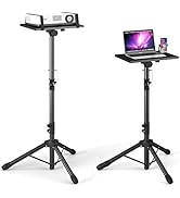 Projector Stand Tripod Adjustable, Laptop Tripod Stand Height From 23.5 to 46.5 inches with Goose...