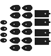 Belifu TENS Unit Electrode Pads Reusable Self-Adhesive Replacement Massage Pads Latex Free, Stand...
