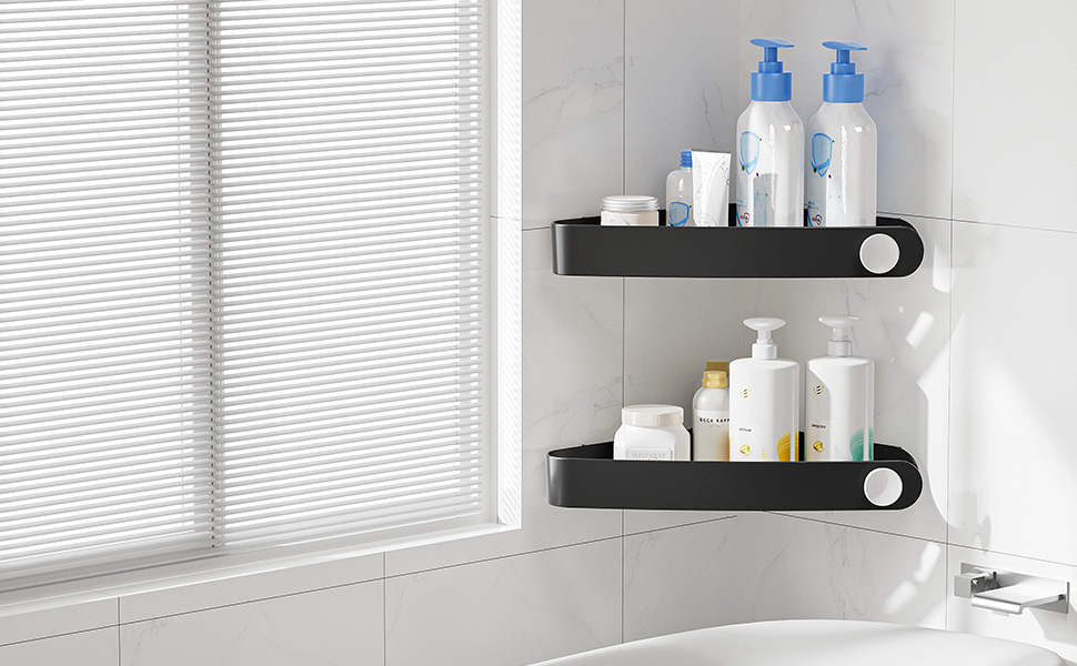 shower caddy black