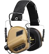 OPSMEN Electronic Shooting Earmuffs Ear Muffs Safety Tactical Gun Sound Amplification Hearing Pro...