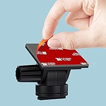 Electrostatic Film for Dash Cam, Dash Cam Sticky Mount Film, Static Cling Film for Dash Cam