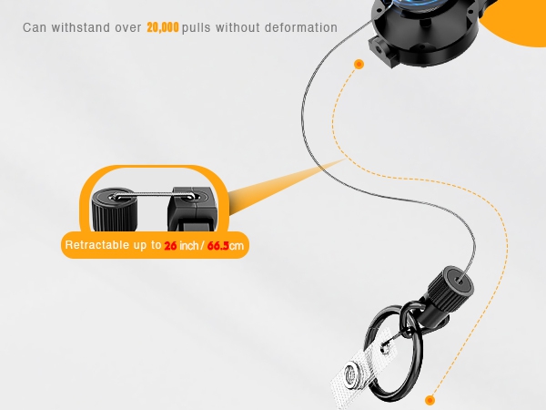 retractable keychain heavy duty