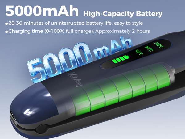 wireless hair straightener cordless mini hair straightener travel size hair straightener flat iron