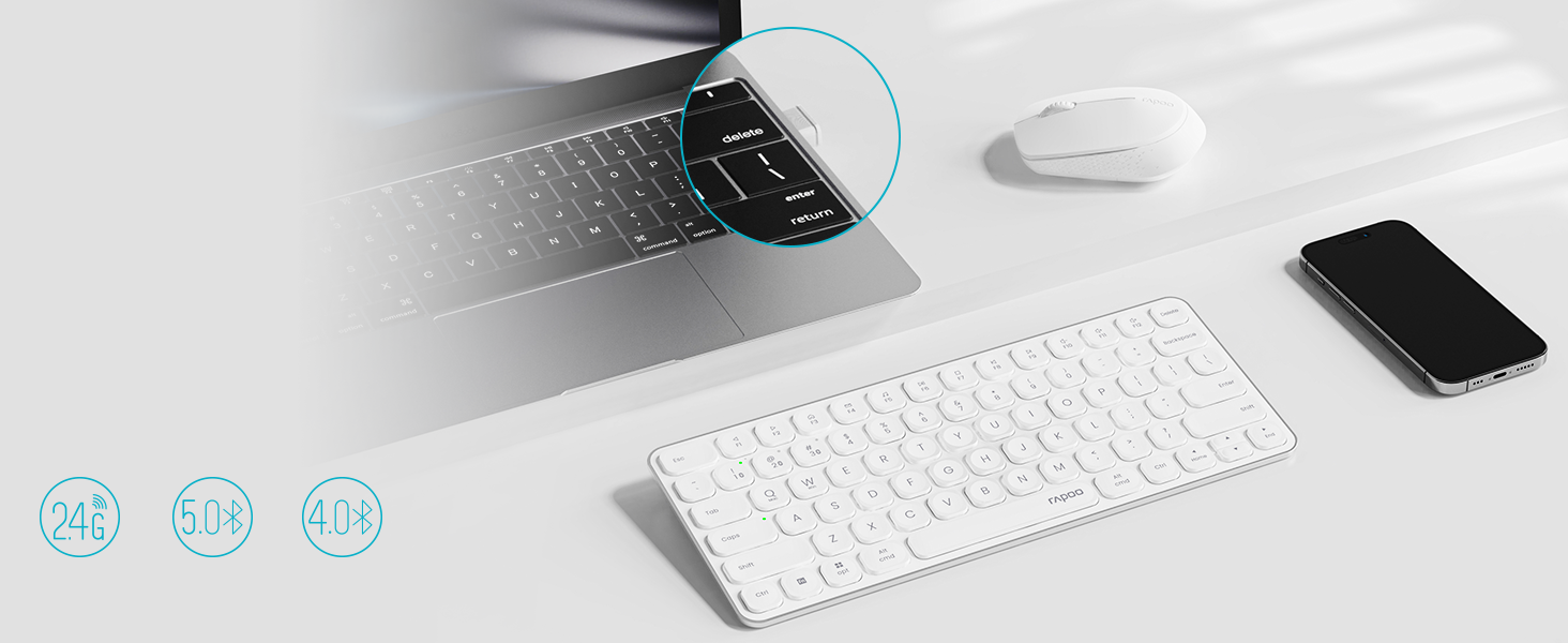 BLUETOOTH 5.0/4.0 + 2.4GHZ