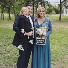 Ring security case with ring bearer wedding family