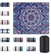 memKiya 60x80" Extra Large Picnic Blankets Waterproof Sandproof Couple Outdoor Beach Blanket Fold...