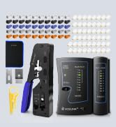 VCELINK RJ45 Crimp Tool Kit, Ethernet Wire Cutter Crimper, All-in-One Network Tool Kit