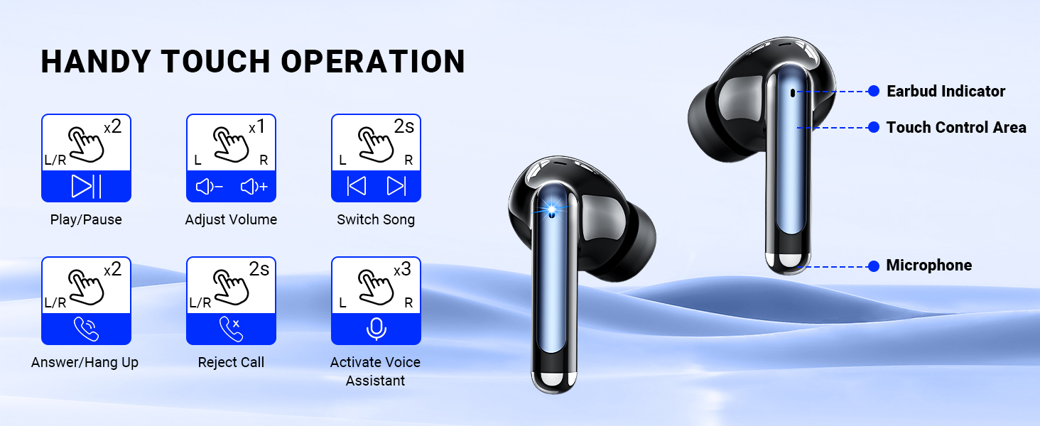 bluetooth earbuds