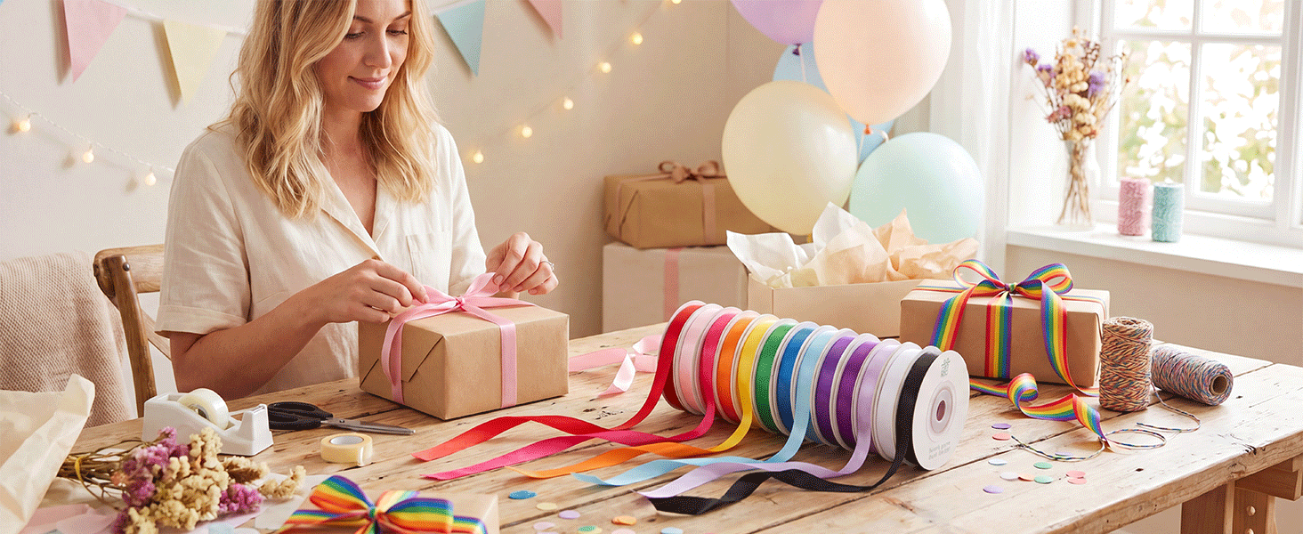 Rainbow Ribbon 12 Colors