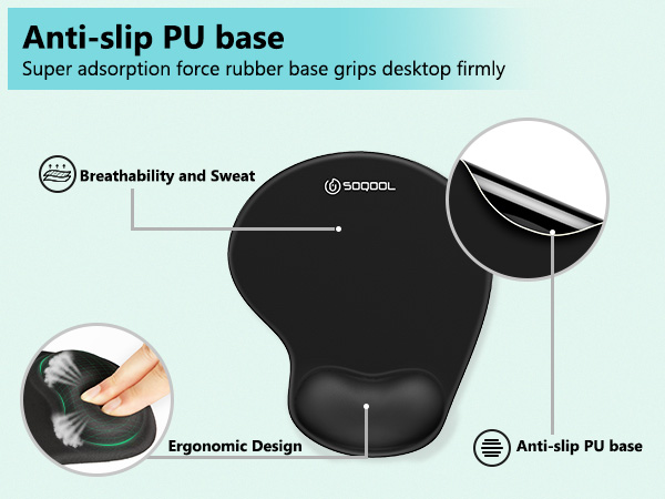 Non-slip mouse pad