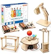 Poraxy 5 Set STEM Science Kits for Kids Age 8-12, Wooden Building STEM Projects 8-10, 3D Puzzles,...