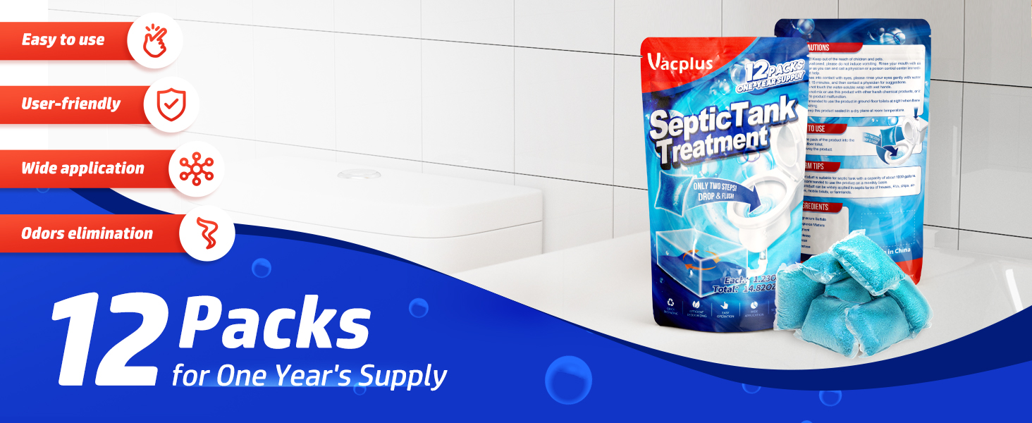 Vacplus Septic Tank Treatment
